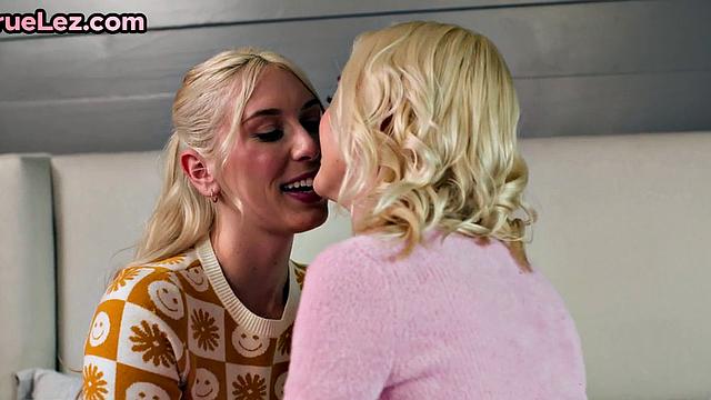 Cutie babe straponned by her GF