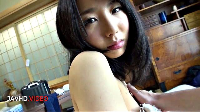 Passionate Asian goddess Ayumu Ishihara delivers Japanese blowjob bliss.