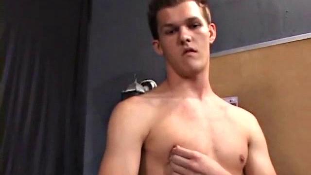 Nick Jarett strips naked and works up a boner. Then he demonstrates self-sucking talents, before a helping hand strokes his cock and uses sex toys on his ass. After edging Nick a few times, he squirts out a nice cum load.