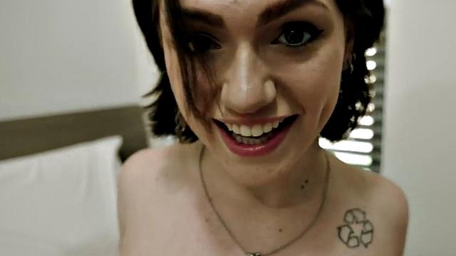 Stepmom MILF in threesome with perverted fucker