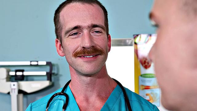 FamilyCreep - Doctor Stepdad Helps Stepson's Dick By Getting Fucked Good