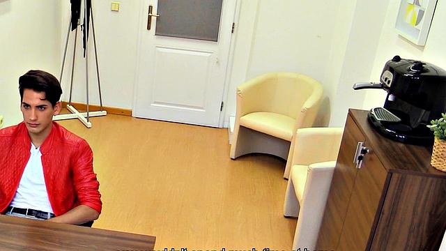 Skinny twink fucked in ass for cash after blowjob