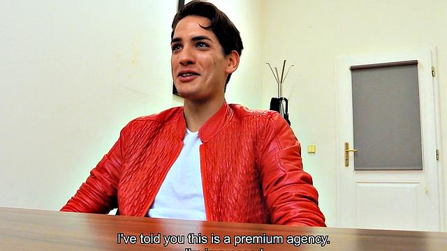 Skinny twink fucked in ass for cash after blowjob