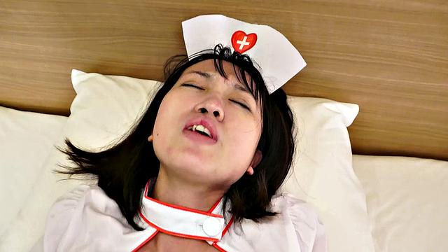 Mari Ozawa in nurse costume role playing cosplay sex	fun