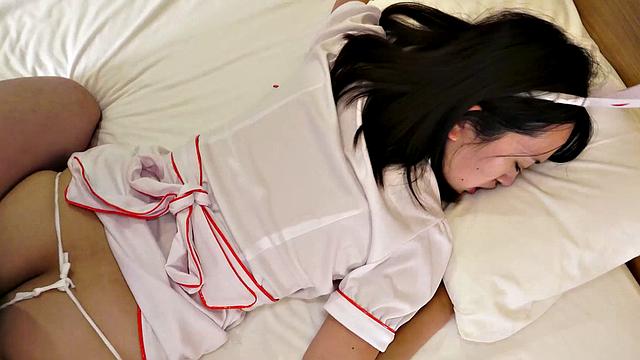 Mari Ozawa in nurse costume role playing cosplay sex	fun