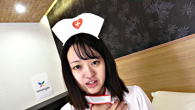 Mari Ozawa in nurse costume role playing cosplay sex	fun