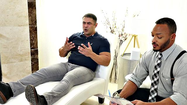 IR mesmerized hunk barebacked by doctor during 