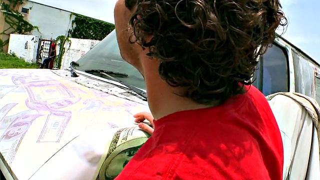 BWC nails BBC deep in doggystyle while she gags on his cock