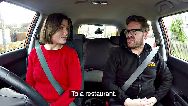 MILF fucked in the car by her driving instructor