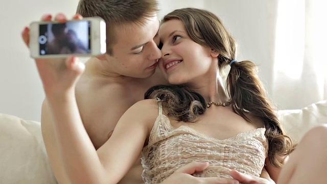 Juliya and hot couple enjoying one another