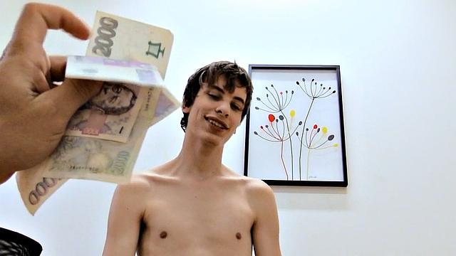 Euro twink fucked in ass after casting in gay office