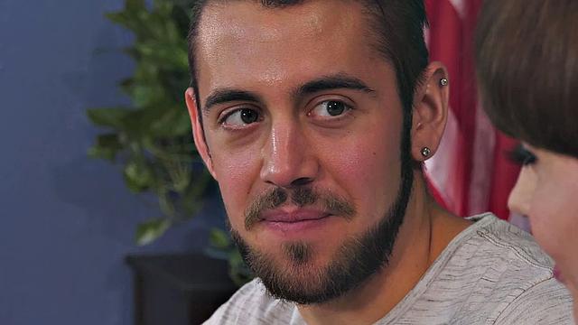 Small boob brunette ts in stockings bred in school duo