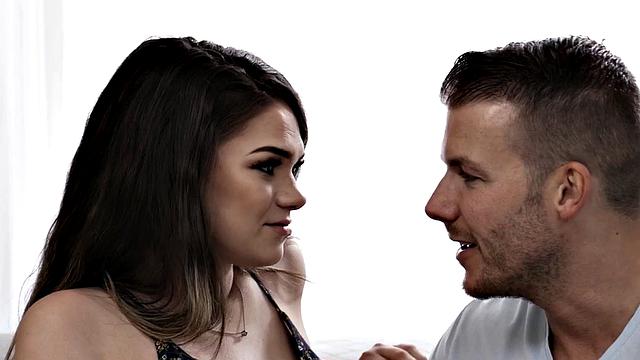 Raunchy babysitter fingered before banging and sucking