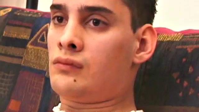 Travis Martinez strokes his cock solo