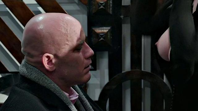 Slutty secretary submissive babe fucked by boss in office