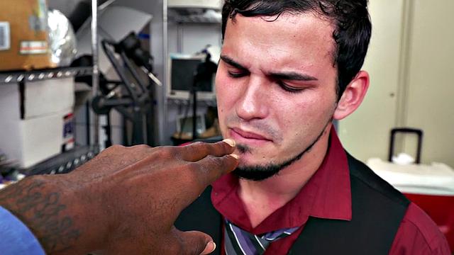 Black nympho fucked in anal by nasty fucker