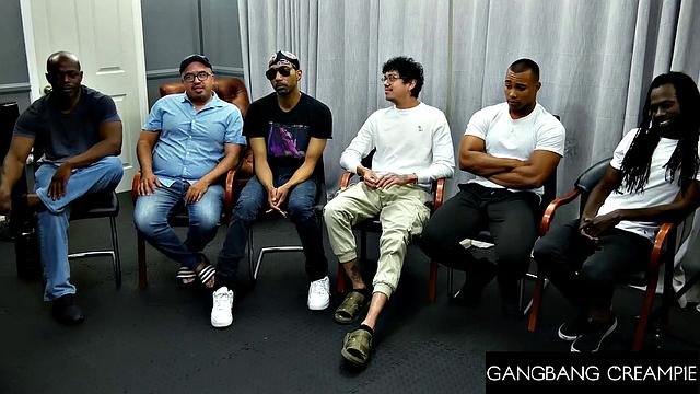 GangbangCreampie - Hot Blonde Barbie Gets All Her Holes Plugged With Cock