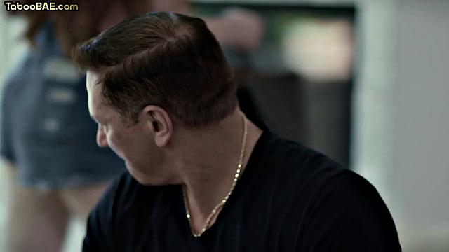 Taboo babe doggystyled by stepdad