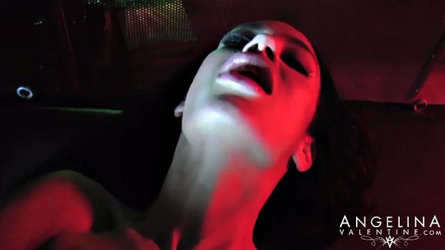 Angelina Valentine Play with Clothes Pin