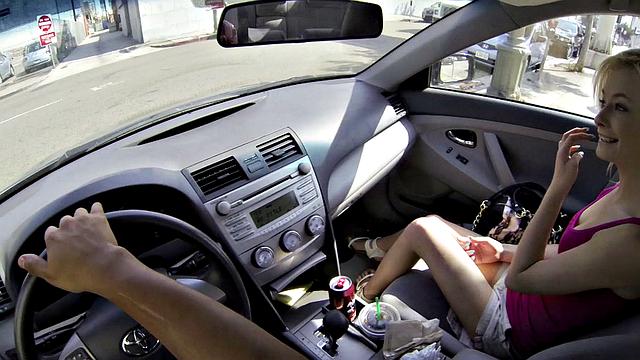 Tiny Hitchhiker Gets Pounded