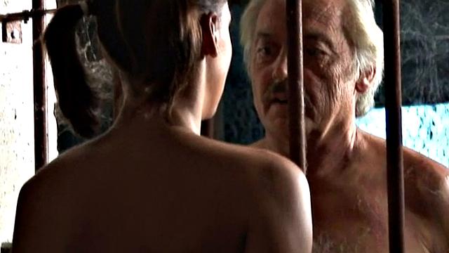 Hot Teen Blowjob gramps steelbars