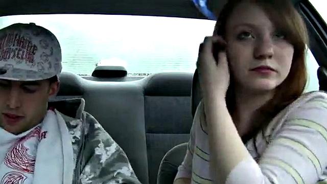 Naughty public teen sucks off dick