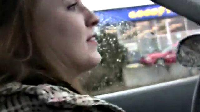 Naughty public teen sucks off dick