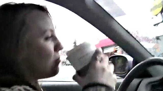 Naughty public teen sucks off dick