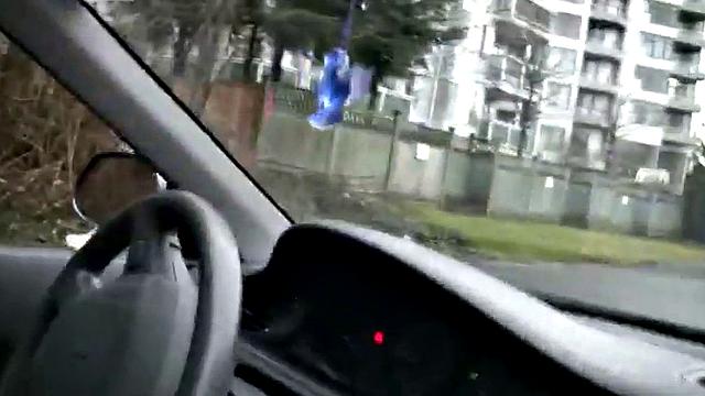 Naughty public teen sucks off dick