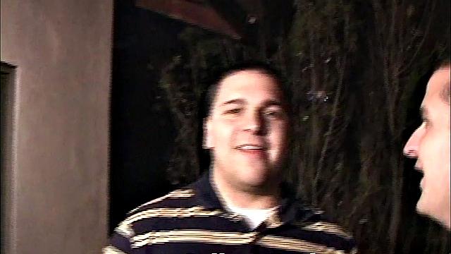 Coed party teen rides in reverse cowgirl