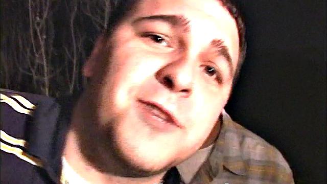 Coed party teen rides in reverse cowgirl