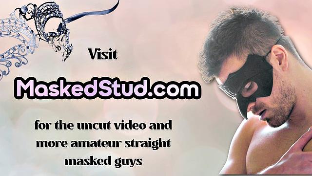 Masked nubian guy solo jerking off