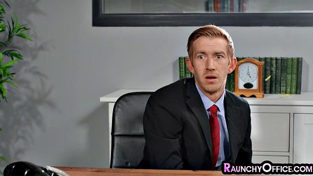 Classy secretary hard pussydrilled