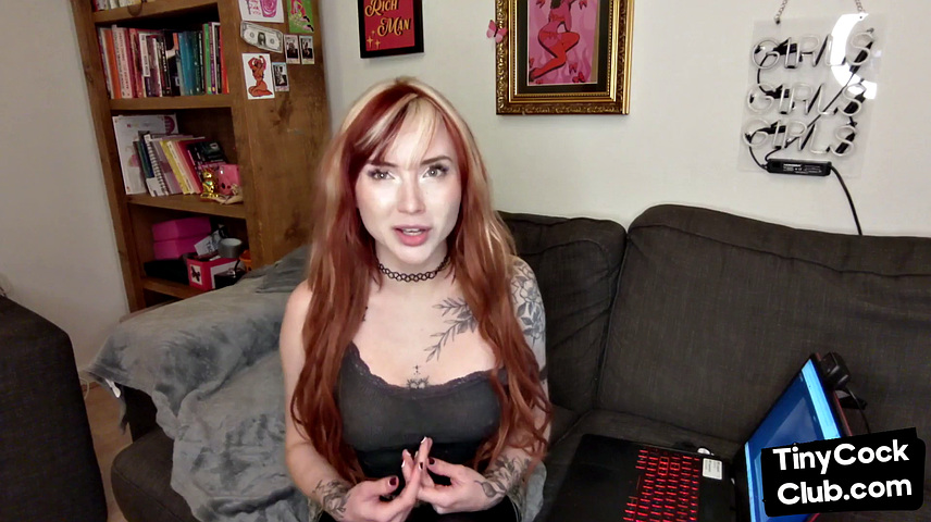SPH solo tattooed babe talks dirty and humiliates subs