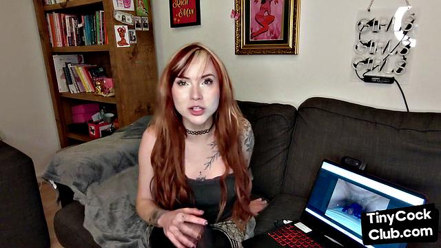 SPH solo tattooed babe talks dirty and humiliates subs
