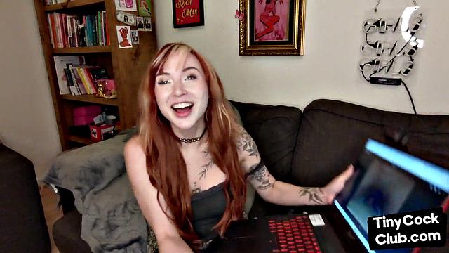 SPH solo tattooed babe talks dirty and humiliates subs