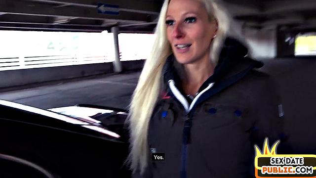 Public German amateur MILF POV fucked outdoors by sex date