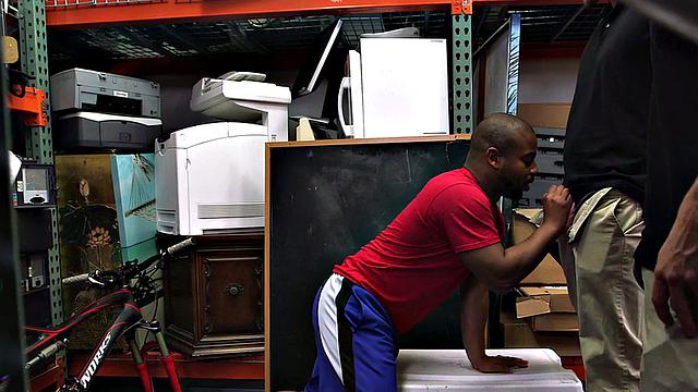 Real black straight guy being bottomed