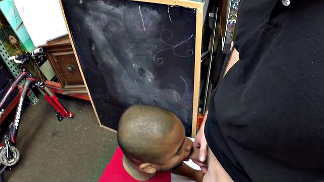 Real black straight guy being bottomed