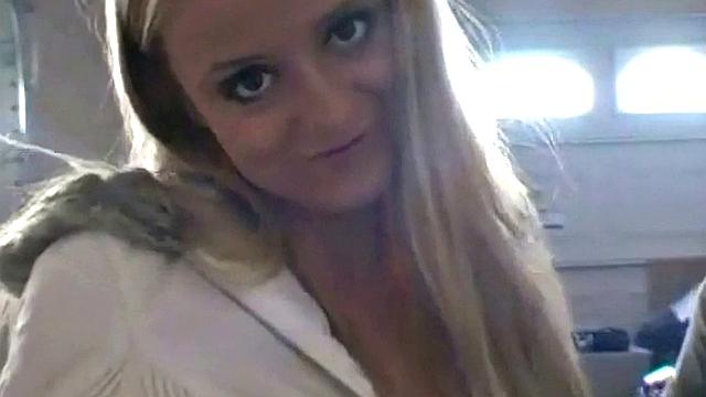 Hot teen Andi smoking in the loo on the sly