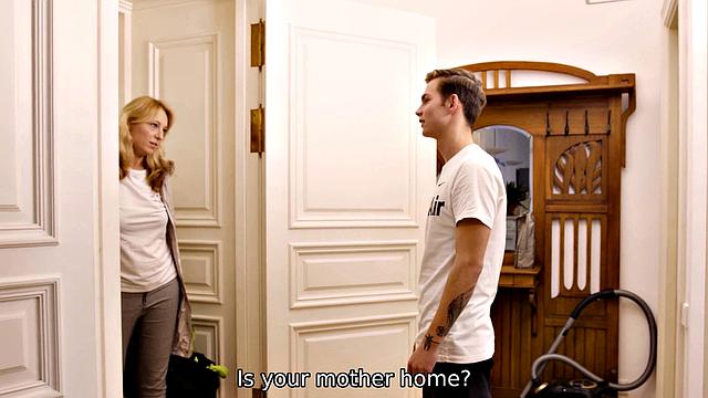 SHAME4K. Woman with juicy butt sucks cock before sex in bathroom