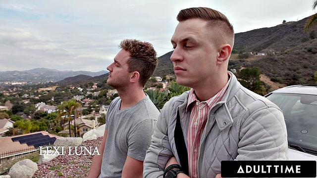 ADULT TIME - MILF Lexi Luna Sneaks Off Tour To Fuck Husband's Buddy While His Wife Waits Downstairs