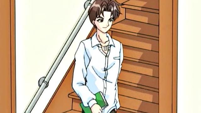 Kinky student bangs tutor and takes a cumshot on her bald pussy