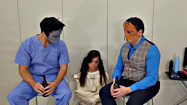 Crazy teen submission to her dom