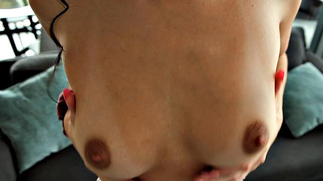 Tight-Bodied Angel Has Fun Fingering Her Hairy Pussy