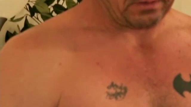 Ronnie is 45 years old and claims he's bisexual, so maybe he'll be willing to do an action scene in the future. For now, we get to watch this man get naked and jack off.