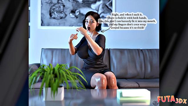 Futa3dX - Futa Therapist Can't Help But FUCK her Client In The Oral