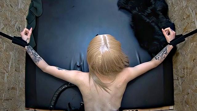 Lesbian Glory Hole and Huge Dildo