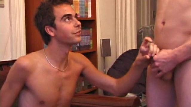 Shane returns for another scene with Vincenzo who can't wait to get naked and play.