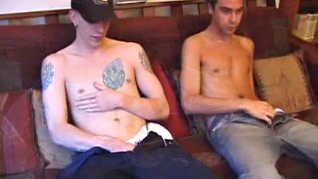 Shane returns for another scene with Vincenzo who can't wait to get naked and play.